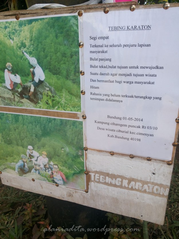 Halo, Tebing Keraton