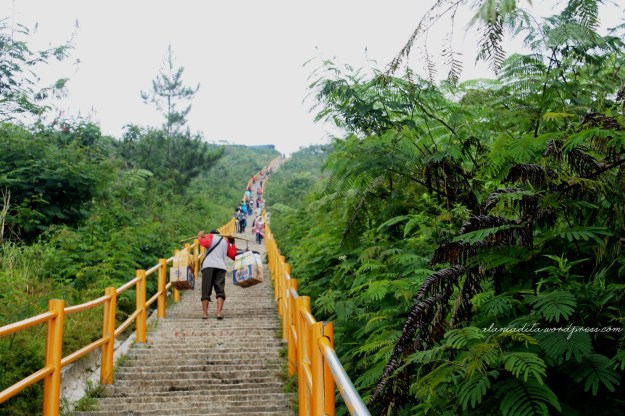 Anak tangga menunggu puncak.