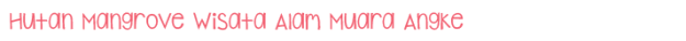 Hutan Mangrove